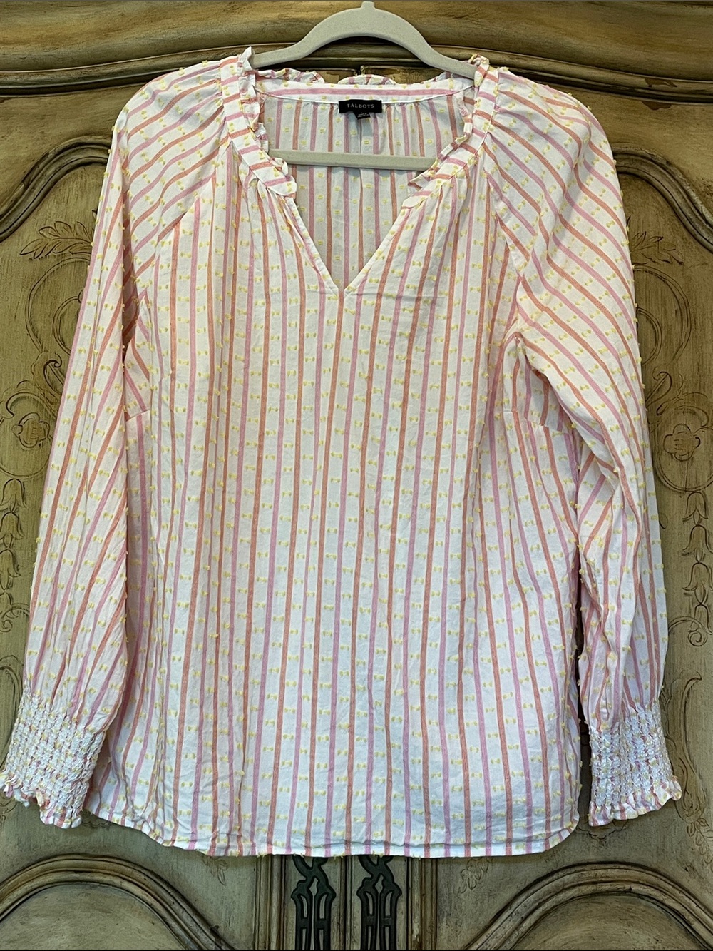 Talbots Peasant Top L